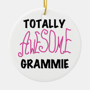 Adorno De Cerámica Todosos regalos de camisetas rosas Grammie
