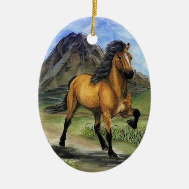 Adorno De Cerámica Tolt de oro (Frente)