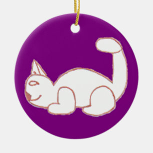 Adorno De Cerámica Tom Circle Ornament