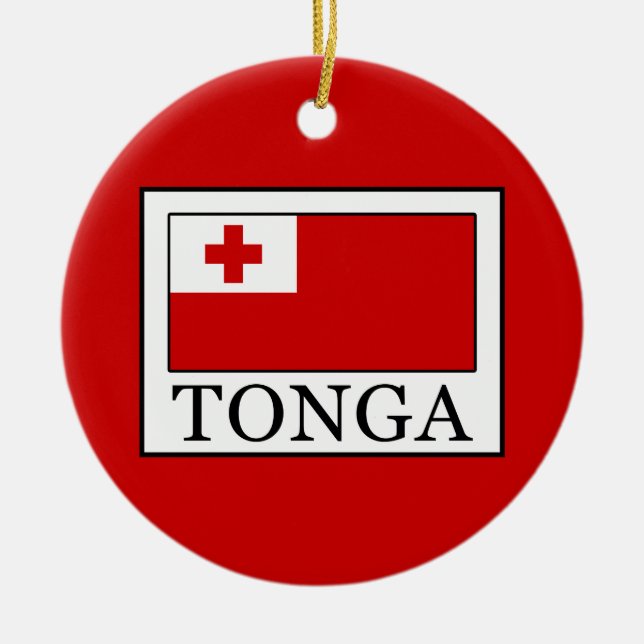 Adorno De Cerámica Tonga (Frente)