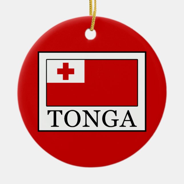 Adorno De Cerámica Tonga (Frente)