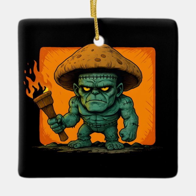 Adorno De Cerámica Torch & Temper – Mushroom Beast Design (Anverso)