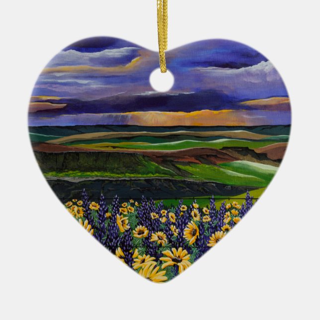 Adorno De Cerámica Tormenta de verano (Frente)