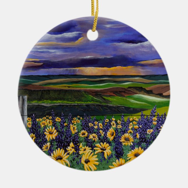 Adorno De Cerámica Tormenta de verano (Frente)