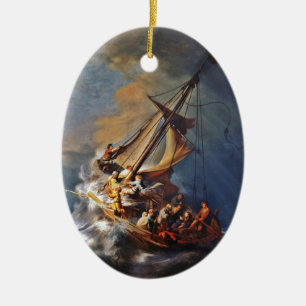 Adorno De Cerámica Tormenta en el mar de Galilea