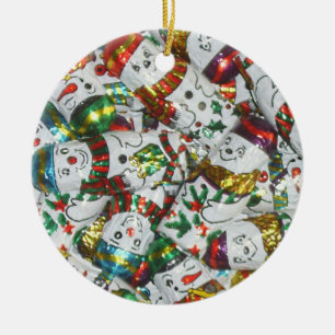 Adorno De Cerámica Torneo de Sweet Snowmen