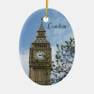 Adorno De Cerámica Torre del reloj de Londres