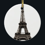 Adorno De Cerámica Torre Eiffel<br><div class="desc">Lugares y lugares de interés de París - Arte Digital de la Torre Eiffel</div>