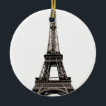 Adorno De Cerámica Torre Eiffel<br><div class="desc">Lugares y lugares de interés de París - Arte Digital de la Torre Eiffel</div>