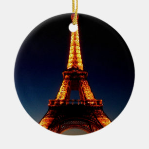 Adorno De Cerámica Torre Eiffel en París