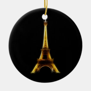 Adorno De Cerámica Torre Eiffel en París Francia
