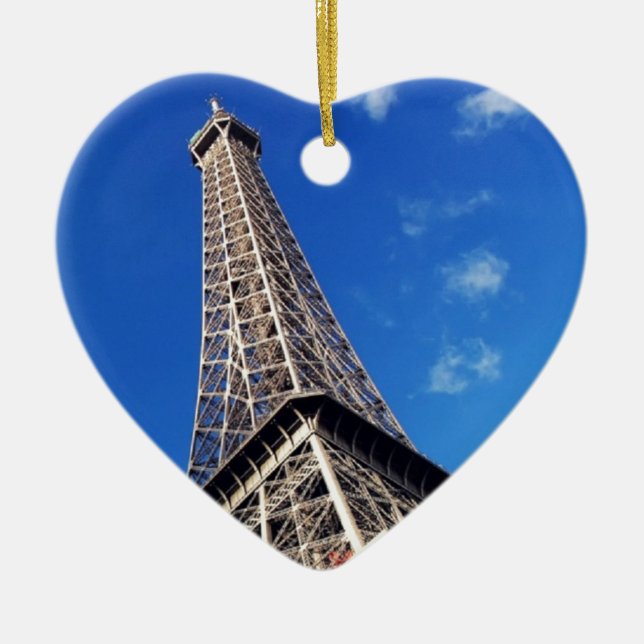 Adorno De Cerámica Torre Eiffel París Europa Viajes (Frente)