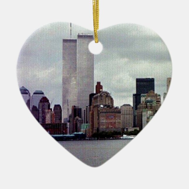 Adorno De Cerámica Torres gemelas originales (Frente)