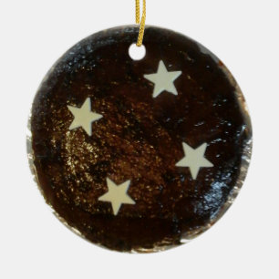 Adorno De Cerámica Torta de jengibre