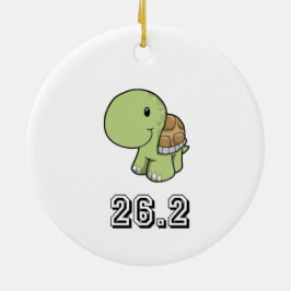 Adorno De Cerámica Tortuga feliz 26.2