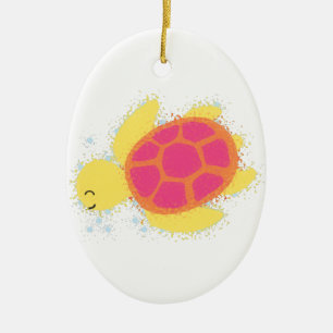 Adorno De Cerámica Tortuga marina