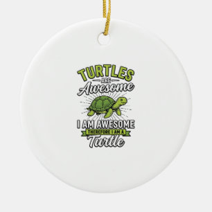 Adorno De Cerámica Tortugas Antiguas Son Increíbles Camiseta Divertid