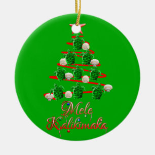 Adorno De Cerámica Tortugas de mar de Mele Kalikimaka
