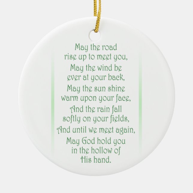 Adorno De Cerámica Tosta irlandesa (Frente)