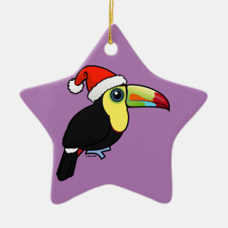 Adorno De Cerámica Toucan Quilla-cargado en cuenta Santa