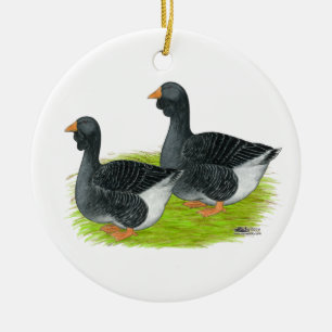 Adorno De Cerámica Toulouse Dewlap Geese