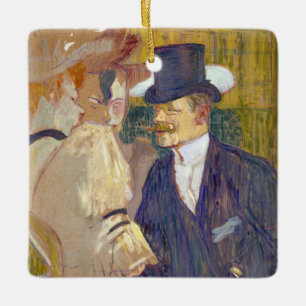 Adorno De Cerámica Toulouse-Lautrec - El inglés en el Rouge