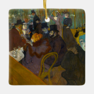 Adorno De Cerámica Toulouse-Lautrec - En el Rouge