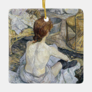 Adorno De Cerámica Toulouse-Lautrec - Rousse / El Tocador