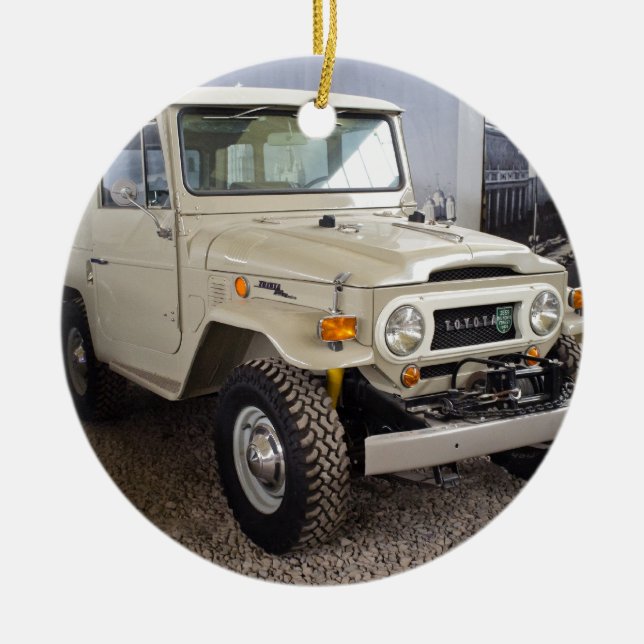 Adorno De Cerámica Toyota Land Cruiser BJ40 (Frente)
