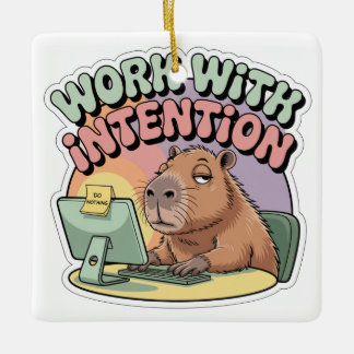 Adorno De Cerámica Trabajar Con Intención