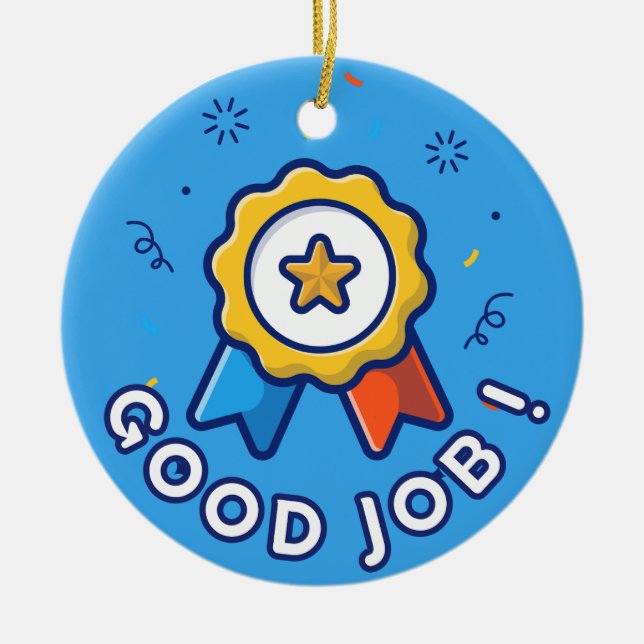 Adorno De Cerámica Trabajo de Dios (Frente)