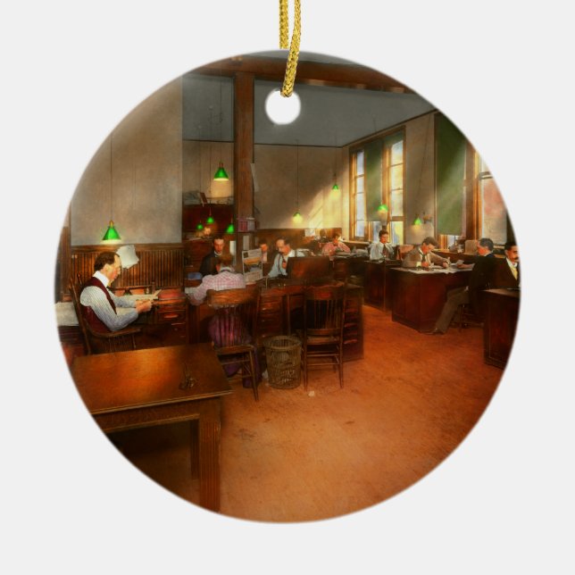 Adorno De Cerámica Trabajos otro - oficina - sus noticias 1899 digno (Frente)