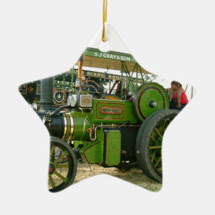 Adorno De Cerámica tractor vintage