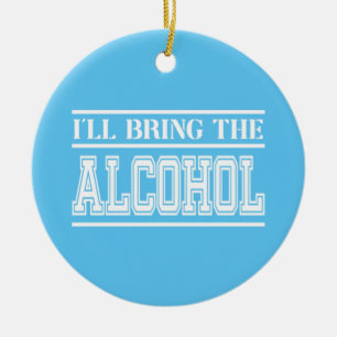 Adorno De Cerámica Traeré el alcohol - la noche de Stag y el bar de l