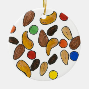 Adorno De Cerámica Trail mix Nuts Candies Camping Senderismo Snack Co
