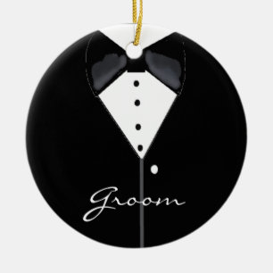 Adorno De Cerámica Traje de novio para boda