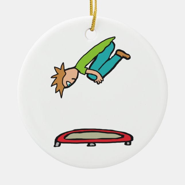 Adorno De Cerámica Trampolinización (Frente)