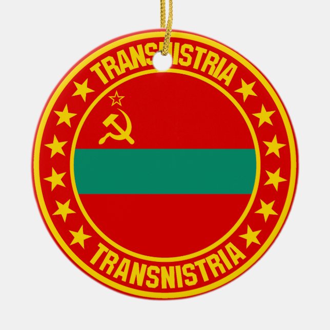 Adorno De Cerámica Transnistria (Frente)