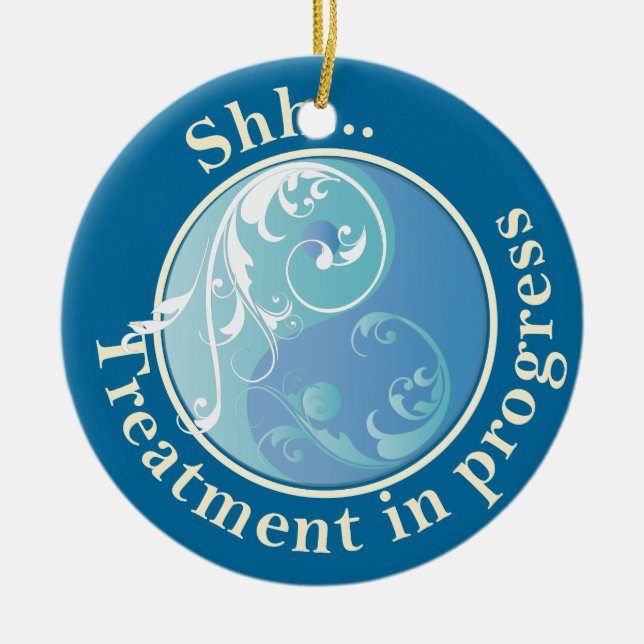 Adorno De Cerámica Tratamiento En Curso De La Percha De La Puerta De  (Frente)