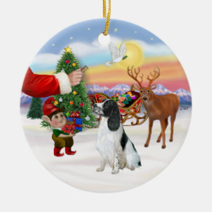 Adorno De Cerámica Tratar para una española Springer inglesa