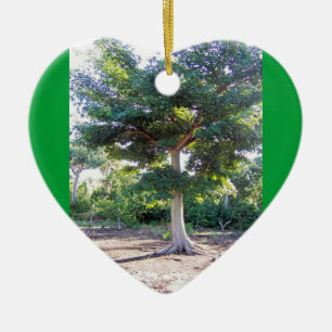 Adorno De Cerámica Tree of Wisdom-heart ornament