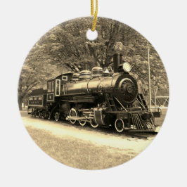 Adorno De Cerámica Tren clásico