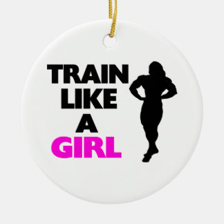 Adorno De Cerámica Tren como un chica