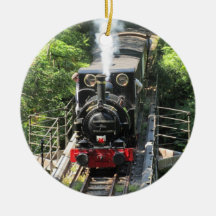 Tren de vapor galés.