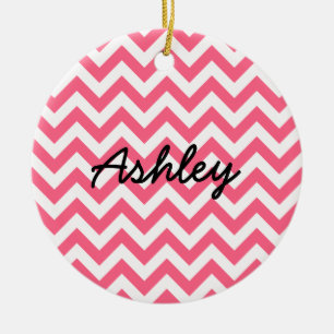 Adorno De Cerámica Trendy Chevron Ornament