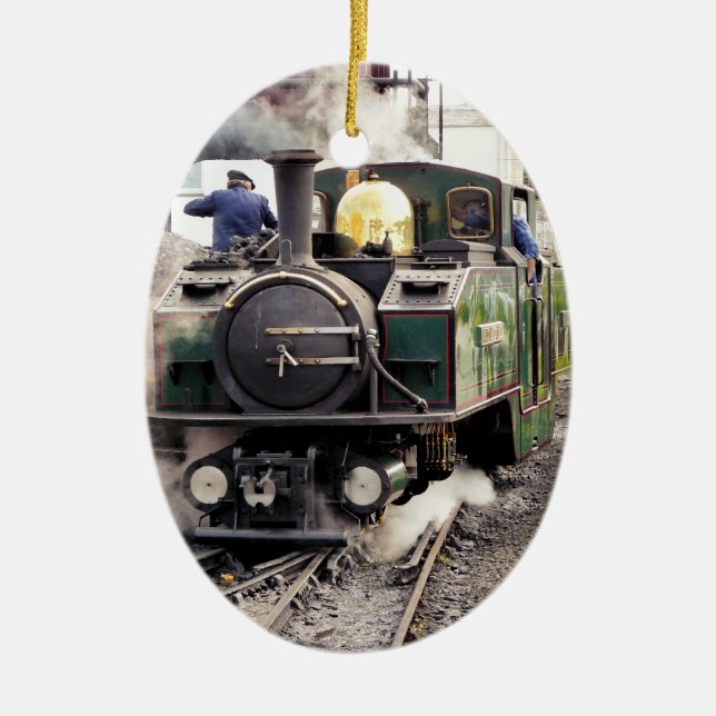 ADORNO DE CERÁMICA TRENES DE VAPOR (Frente)