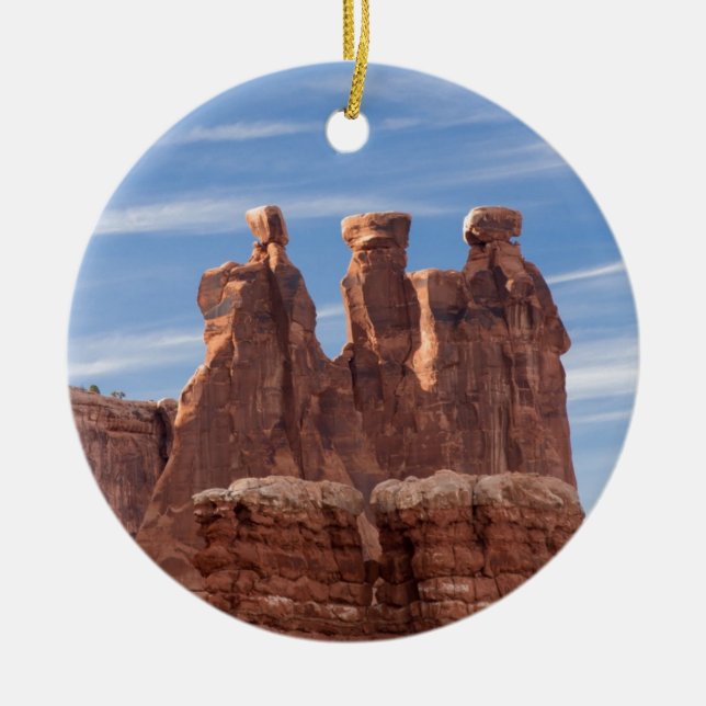 Adorno De Cerámica Tres chismes (Frente)