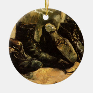 Adorno De Cerámica Tres pares de zapatos de Vincent van Gogh