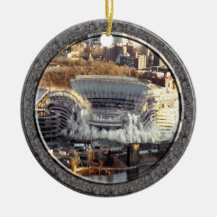 Adorno De Cerámica Tres ríos Stadium-Ornament-2 echaron a un lado