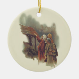 Adorno De Cerámica Tres sabios